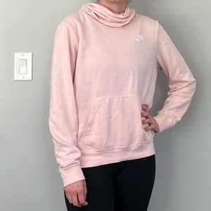 Nike Baby Pink Cowl Neck Sweatshirt